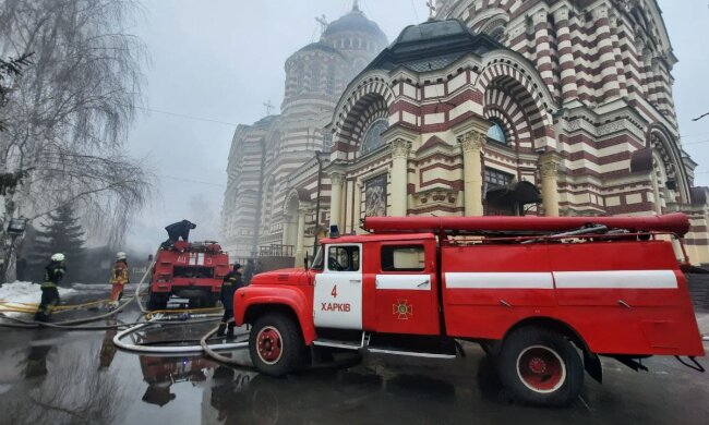 Пожежа в Харкові