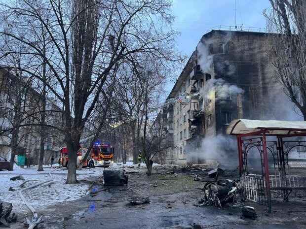 Ракетный удар, Харьков, фото: Харьковская ОВА