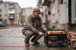 блекаут, відключення світла, робота генератора