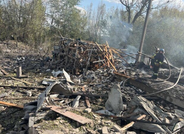 Ракетный удар по продуктовому магазину в Харьковской области