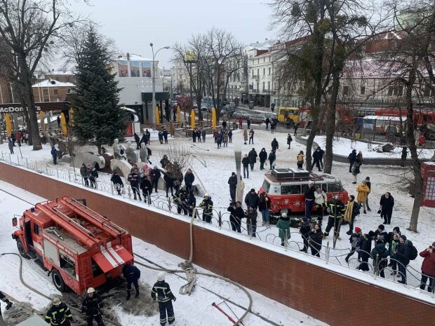 Пожар в школе Винницы