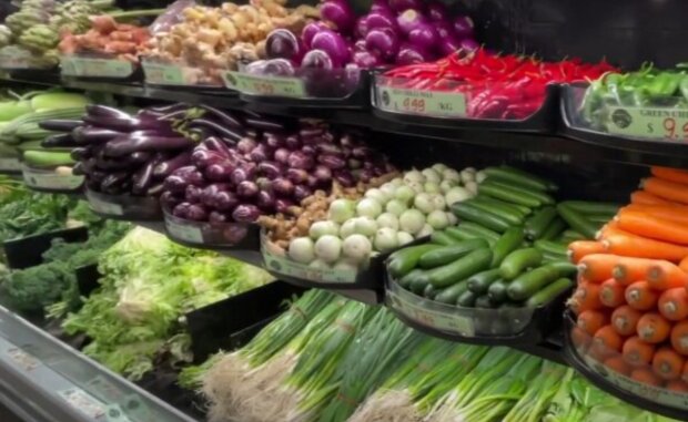 Овощи, зелень, супермаркет, фото из соцсетей