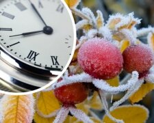 Перевод часов, фото из свободных источников