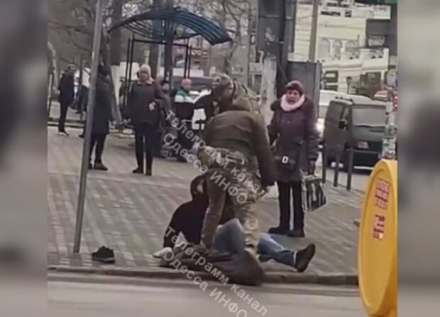 ТЦК в Одесі, кадр з відео