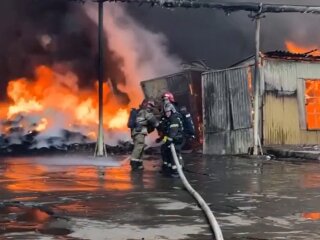 Пожар в Москве