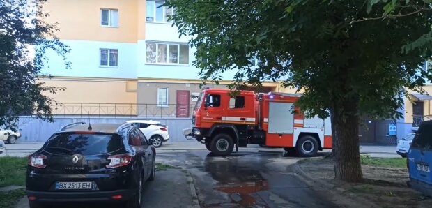 Пожар в Хмельницком