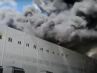 Пожар в Одессе