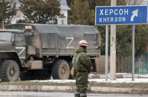 Российские оккупанты в Херсоне, фото из свободных источников