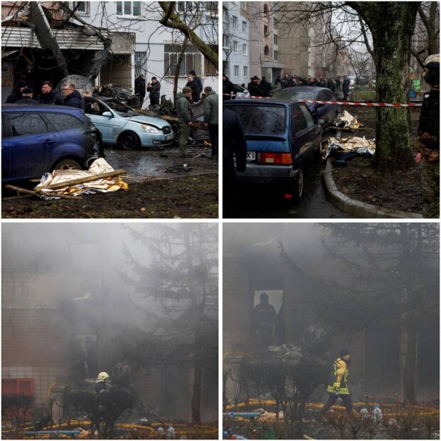 Падение вертолета в Броварах