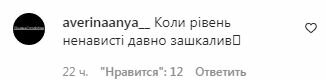 Коментарі зі сторінки Володимира Дантеса в Instagram