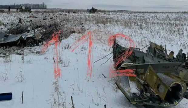 Катастрофа ІЛ-76 в Білгороді, кадр з відео