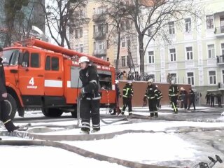 Пожар в школе Винницы