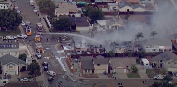 Крушение самолета в Калифорнии