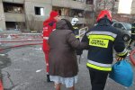 Обстрел жилого дома в Киеве