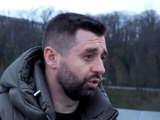 Давид Арахамія, кадр з інтерв'ю Наталі Мосейчук