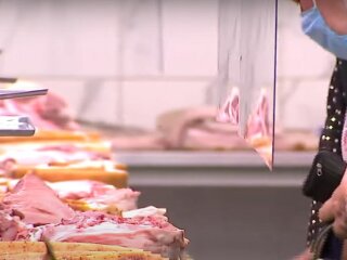Стоимость свинины в Украине