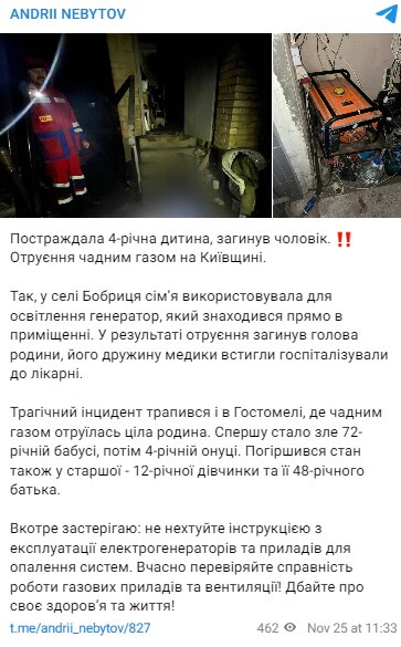 Скриншот с Telegram