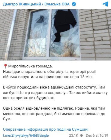 Скриншот с Telegram