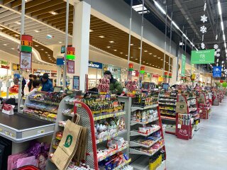 Супермаркет, каси, фото: uafinance.net