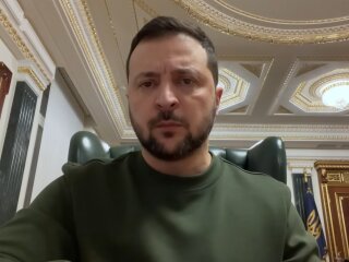 Володимир Зеленський, кадр із звернення