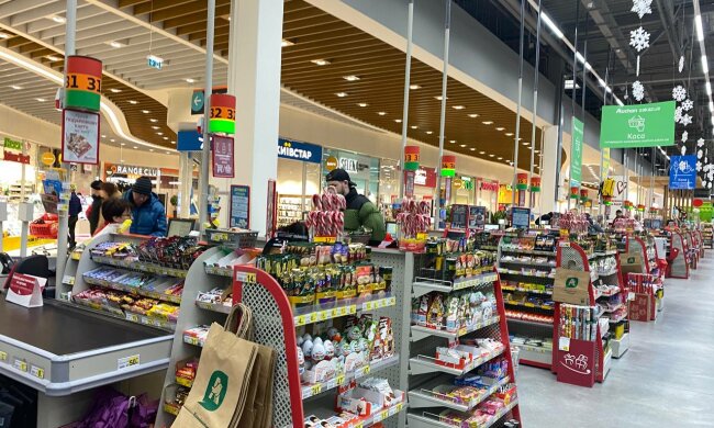 Супермаркет, каси, фото: uafinance.net