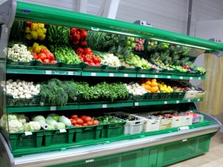 Супермаркет, овощи, фото из свободных источников