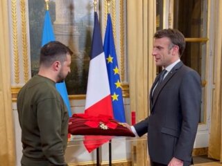 Зеленський та Макрон, фото: Офіс Президента