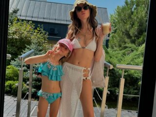 Надя Дорофеева и дочь Миши Кацурина, фото из соцсетей