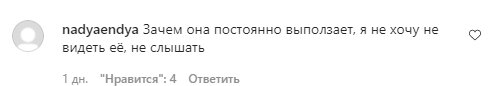 Коментарі з фан-сторінки Алли Пугачової в Instagram