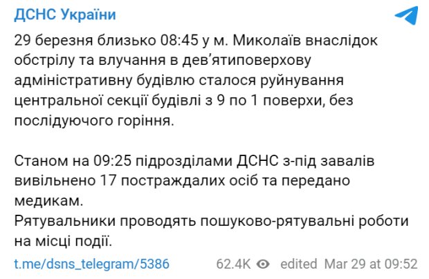 Скриншот с Telegram