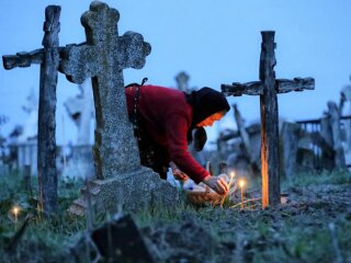 Кладбище, изображение из свободных источников