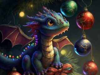 Дракон, символ 2024 року, фото Pinterest